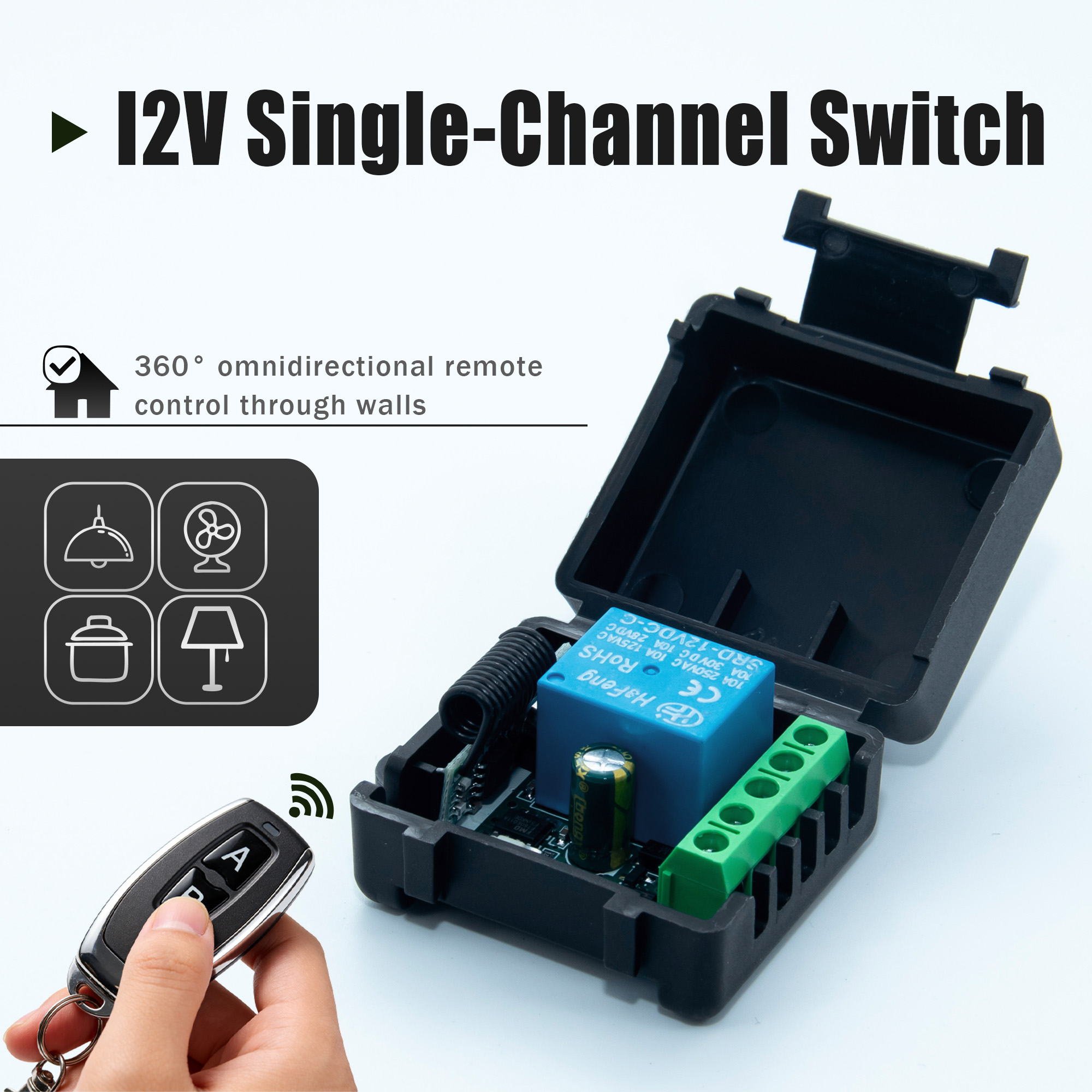 433Mhz Receiver Module - Module de relais RF 1 canal