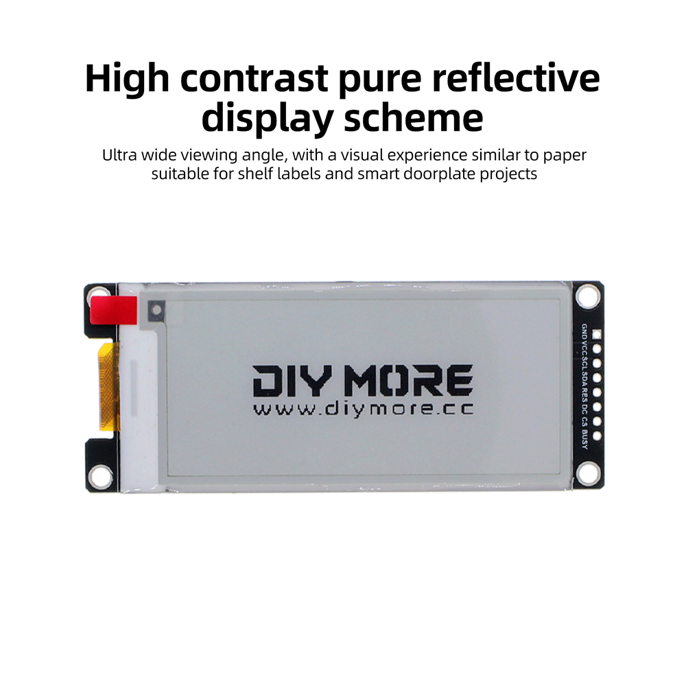 Écran E-Ink 2,9'' Noir Blanc R - Display Epaper 2.9 avis et prix