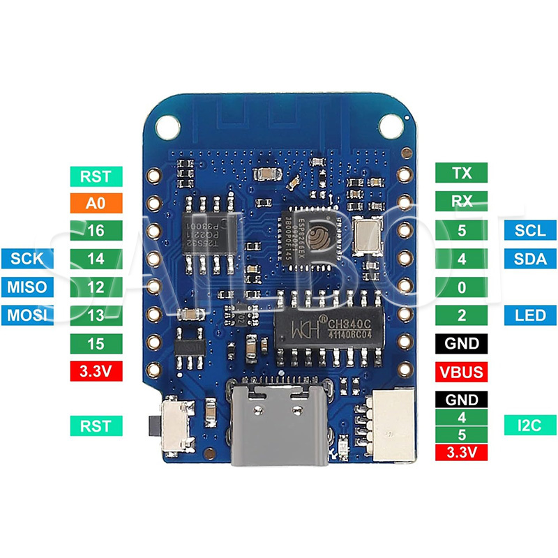 1-10 pièces WeMos D1 Mini ESP8 - Esp8266 Nodemcu Board avis et prix