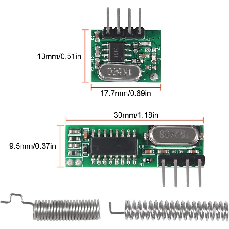 Émetteur et récepteur RF sans  - 433Mhz Receiver Module avis et prix