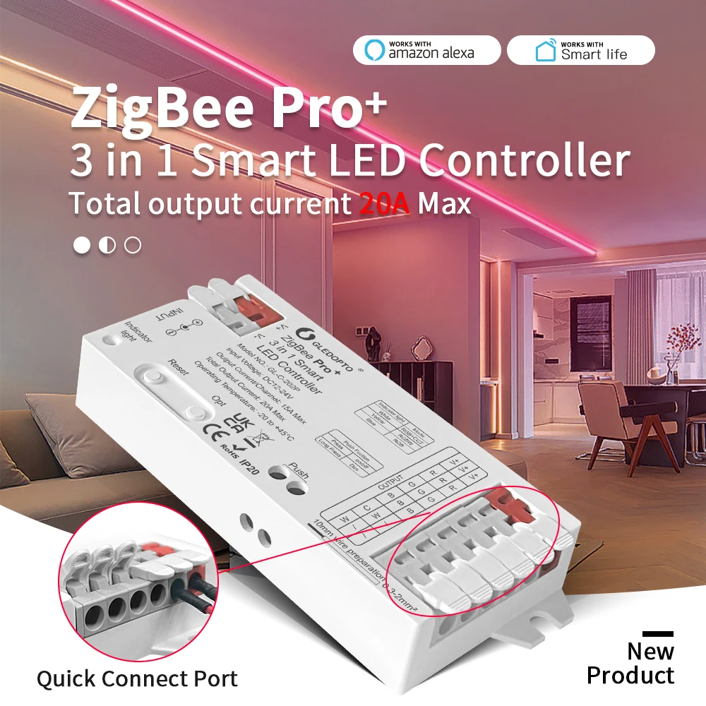 GLEDOPTO-Contrôleur de bande l - Zigbee Coordinator Stick avis et prix